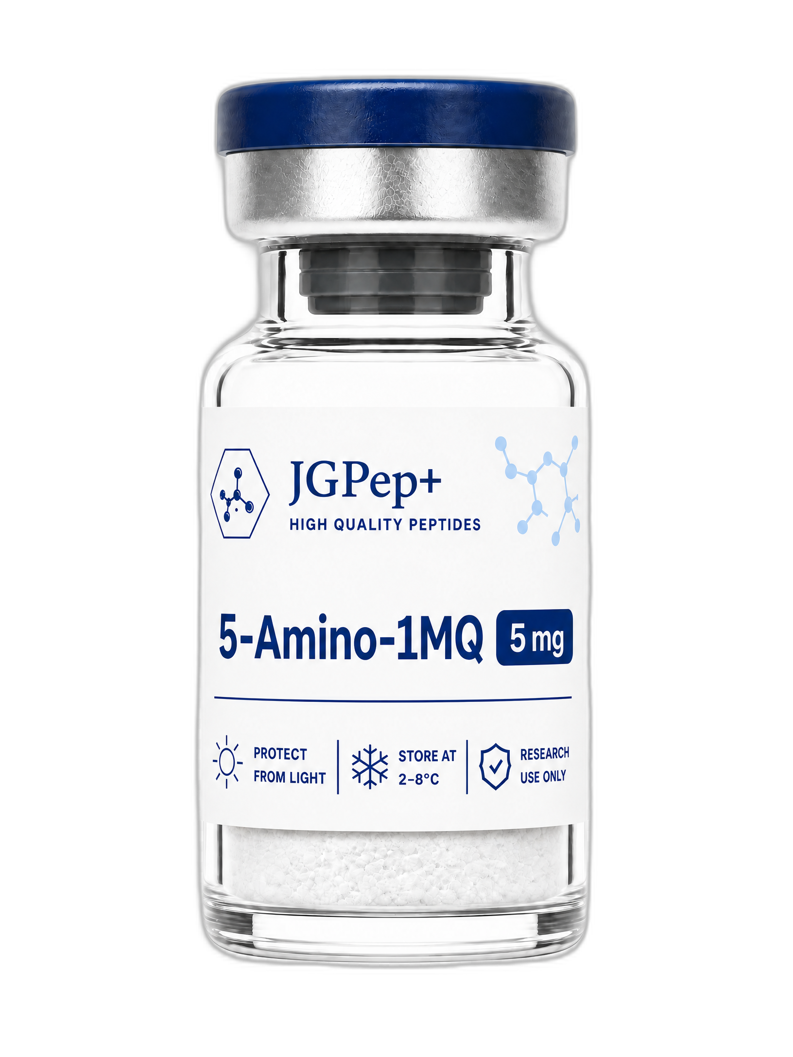 peptide 5-amino-1mq 5mg | Research Use Only can i drink alcohol Label:Blue protect from light