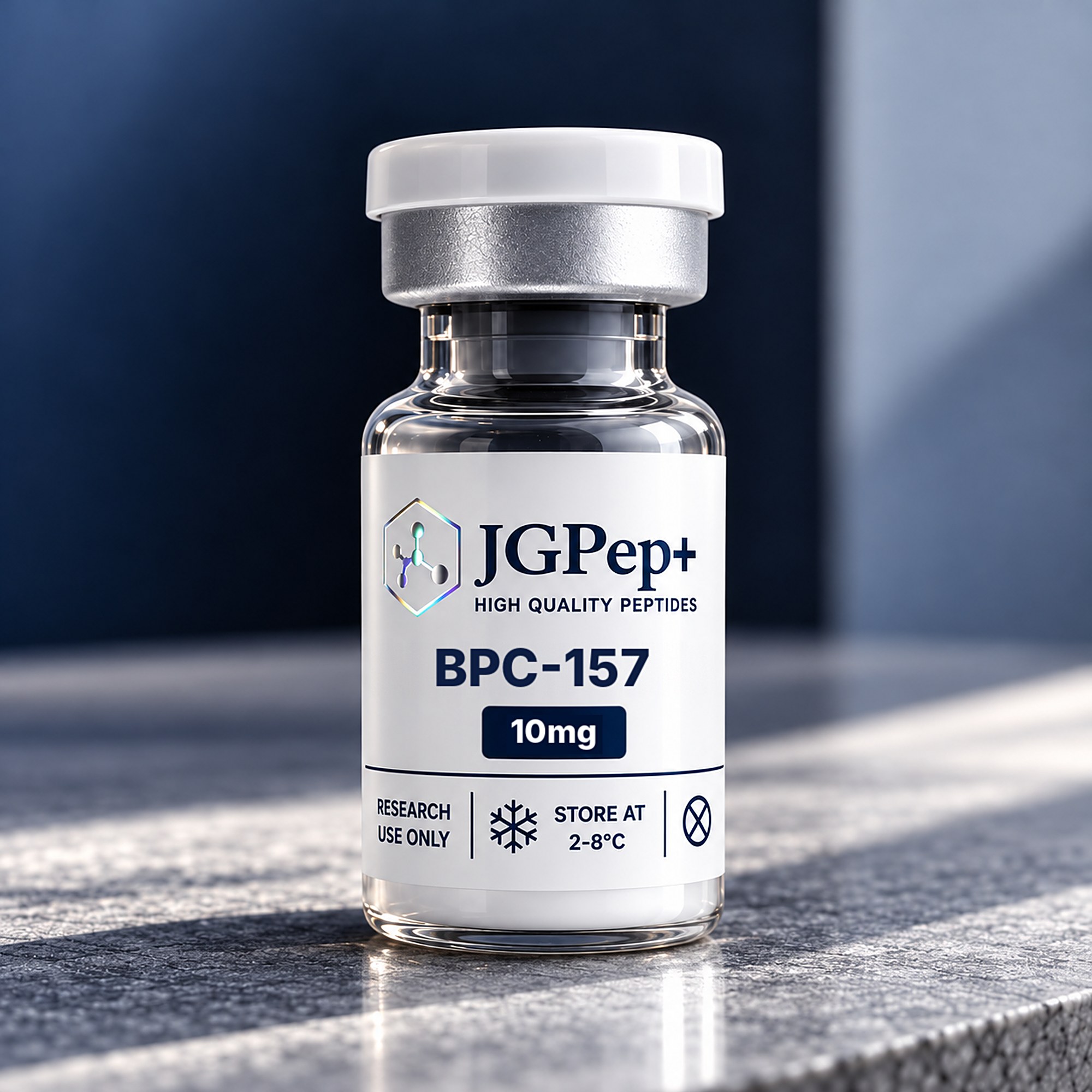 JGPep+ BPC-157 10mg research vial