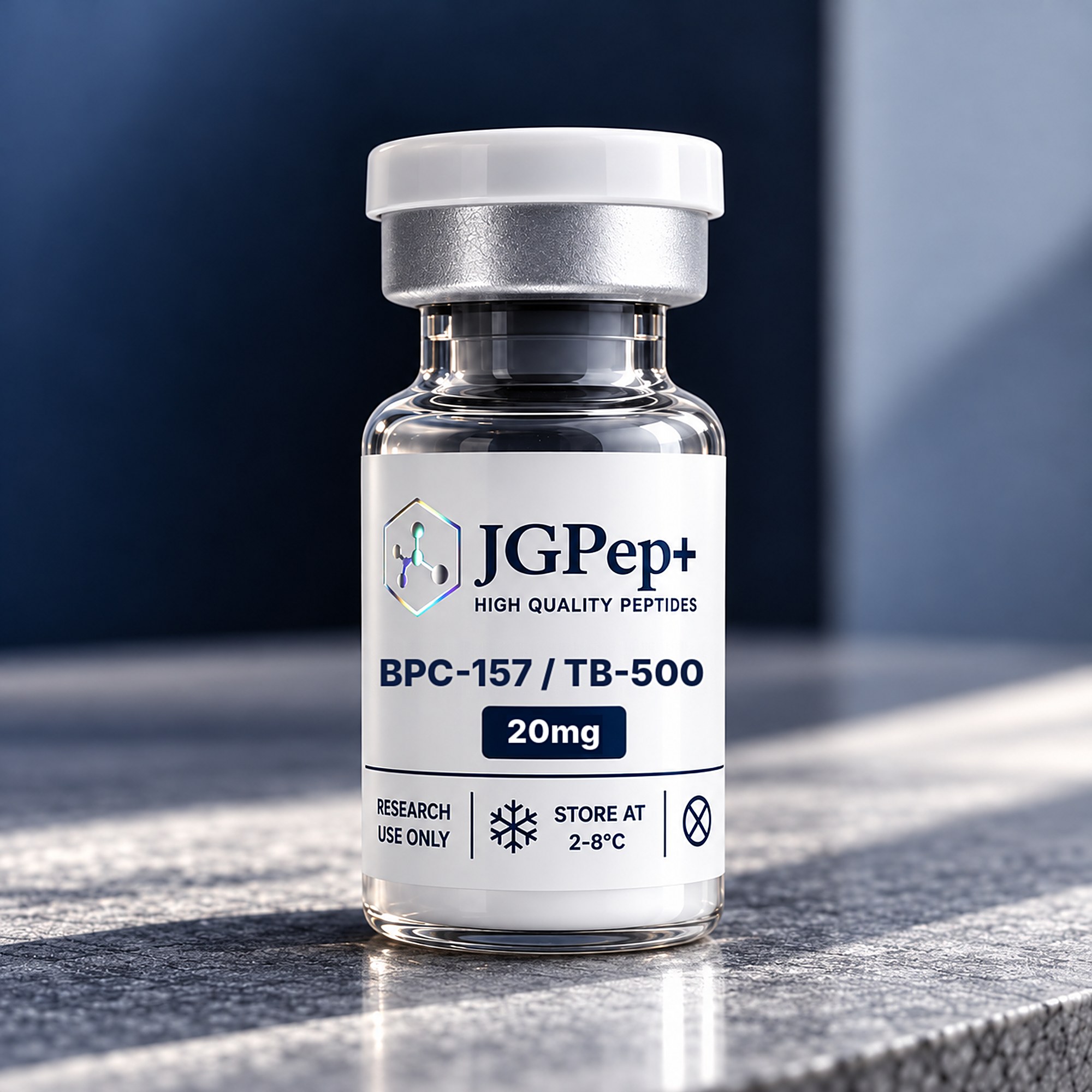 JGPep+ BPC-157 / TB-500 Blend 20mg research vial