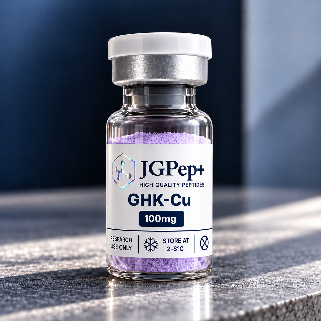 GHK-Cu 100mg Vial JGPep+ product vial